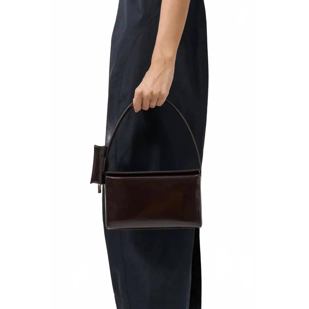 NEW ST. AGNI women's petit pouch bag in coffee - Picture 4 of 7